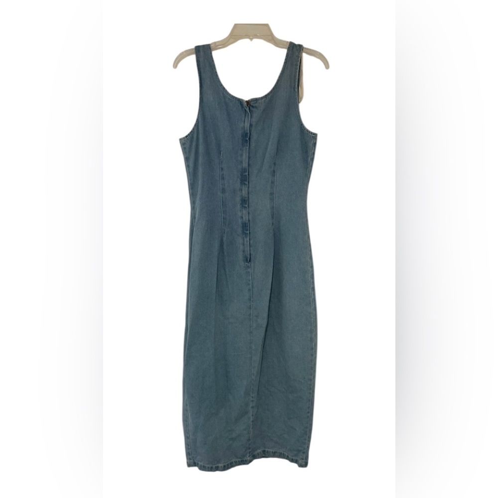 Switch VTG Denim Blue Dress Sz(11) - Picture 2 of 3